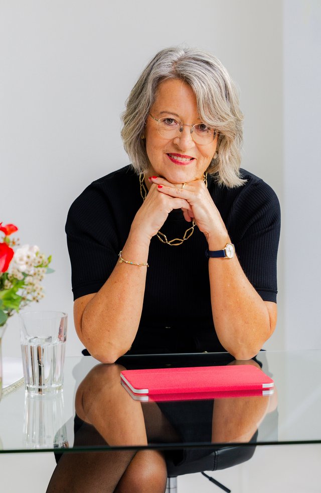 Detailaufnahme von Beate Krasbergs Handschrift